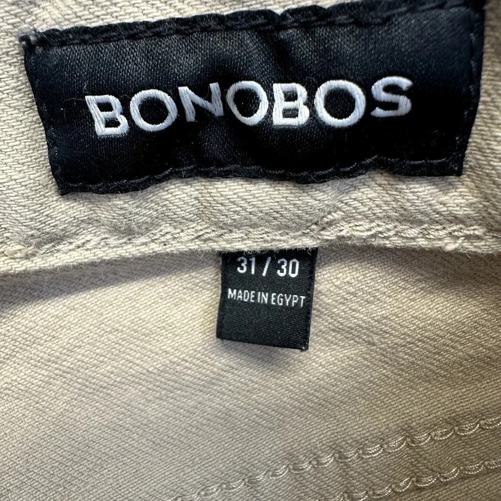 Bonobos Slim Fit Stretch Jeans‎ Khaki Men's 31x30